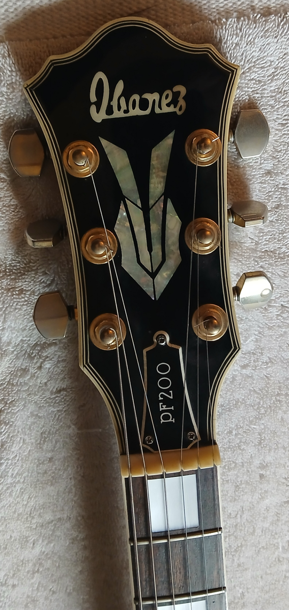 Ibanez PF200 electric guitar used w case - 1978-9 Performer