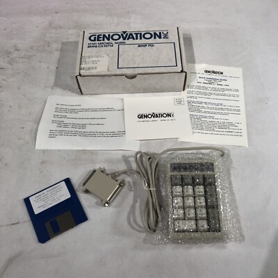 VINTAGE GENOVATION PARALLEL MICROPAD CLICKY NUMBER PAD 1992-Open Box