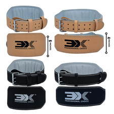 3X Sports Weight lifting belt Fitness Training Gym Belt Back Support