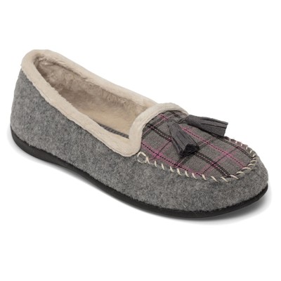 wide fit moccasin slippers