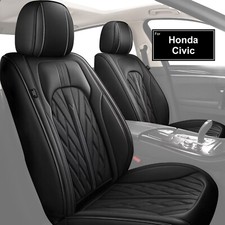 Car Accessories 5-seat Covers Cushion Pad Fuax Leather For Honda Civic 2012-2015 Car Accessories 5-seat Covers Cushion Pad Fuax Leather For Honda Civic 2012-2015
