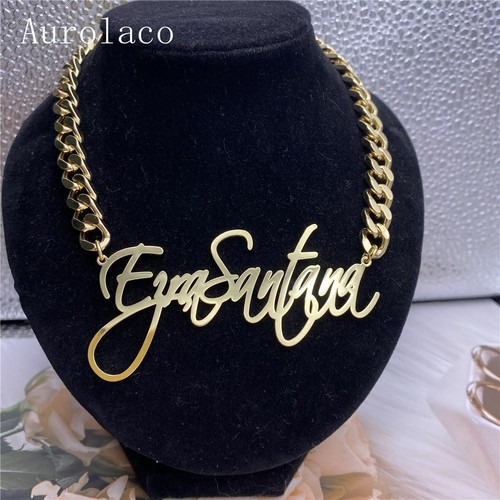 Big Custom Name Necklace 8mm Cuban 