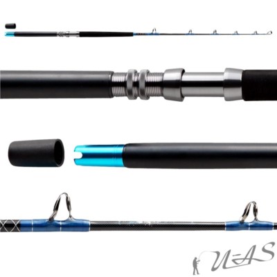 Mitchell Mag Pro R 171 20-30Lbs Trolling Rute High Carbon Norwegen Pilk Rute Kva