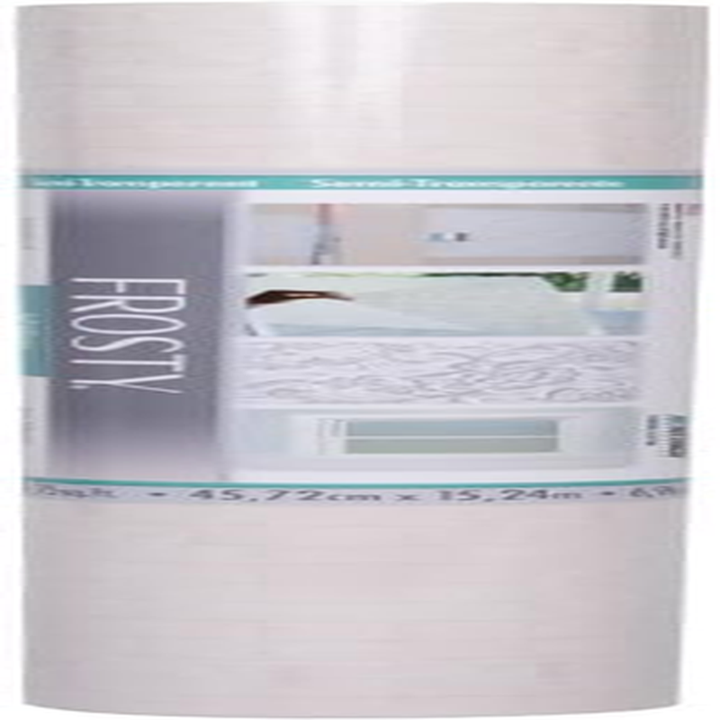 Brand Creative Clear Covering, Versatile and Self-Adhesive Shelf Liner, Semi-Tra