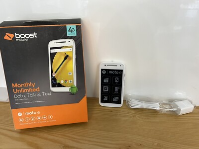 Motorola MOTO E (2nd Gen.) XT1526 - 8GB - White (Boost Mobile) Smartphone