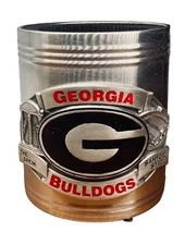 Georgia Bulldogs Stainless Steel Coozie Can Cooler-Great American Products-New