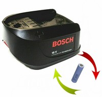 Reparatur / Zellentausch FüR Bosch Akku 18 V Diy 1,3 Ah