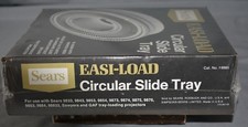 Vtg NEW/FACTORY SEALED Sears EASI-LOAD Circular Slide Tray Holds 100 2x2 Slide