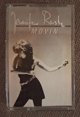 JENNIFER RUSH: Movin´,  MC-Musikkassette, 1985, klirrt etwas, Inlay top