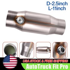 2.5 Inch Universal Catalytic Converter 11 Length With O2 Port Epa Approved 2.5 Inch Universal Catalytic Converter 11 Length With O2 Port Epa Approved