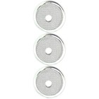  3 Stück Edelstahl-Abflusssieb, Kanalnetz, Löcher, Abflussfilter, Waschbecken,