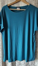 T-Shirt, petrol, Größe L, neu, Kim & Co (QVC)