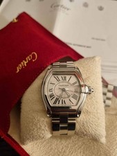 Cartier Roadster Large 2510 38mm - Silver Stainless Steel | FAST SHIPPING ✅