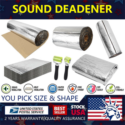 39*59Inch To 17*315Inch Car Hood Floor Cargo Area Sound Deadening Barrier Noise