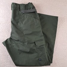 5.11 Tactical Pants 36x32 Green Ripstop Cargo Mens 511 Utility Outdoor Hiking