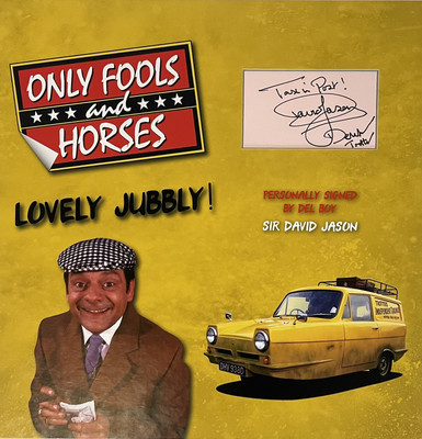 Signiertes David Jason Only Fools and Horses Reittier