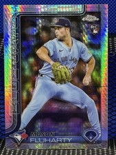 2025 Topps Chrome MASON FLUHARTY Toronto Blue Jays Rookie RC Prism Refractor