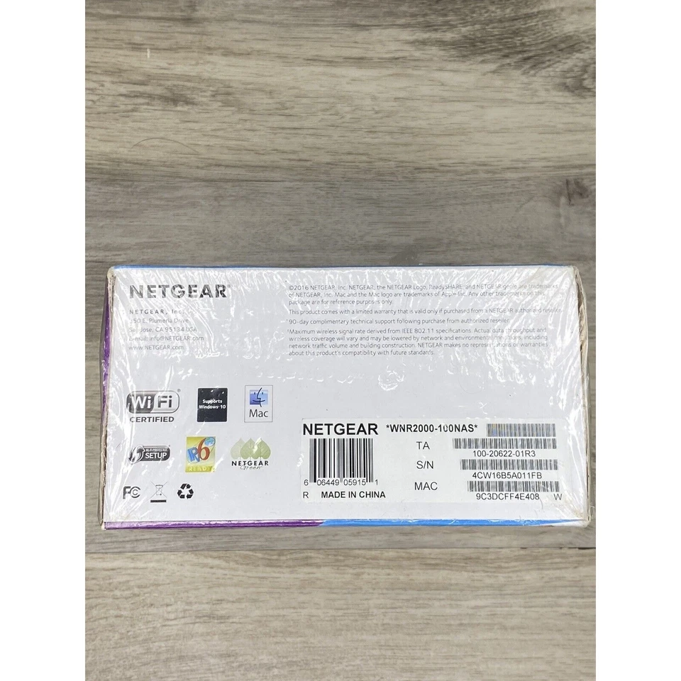 NETGEAR N300 300Mbps 4 Ports Wireless Router (WNR2000-100NAS) - Image 2 of 4