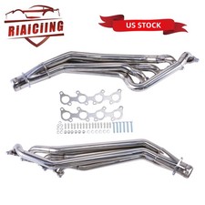 Stainless Steel Pair Manifold Headers For 2011-2016 Ford Mustang Gt 5.0l V8 New
