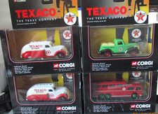 TEXACO VEHICLES , BY CORGI SHOWCASE DISPLAY SERIES #1, 4 CAR LOT #2 NEW