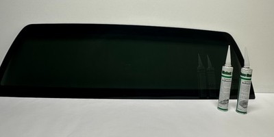 Fits 1994-2005 Chevy S10 Pickup Privacy Stationary Back Glass Flush Fit+2 Glue