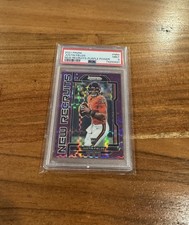 Justin Fields 2021 Prizm New Recruits Purple Power Prizm /49 Rookie RC PSA 9 MT