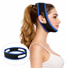 Schnarchmaske Kinnband – Anti-Schnarch Kinnriemen verstellbar Schlafhilfe Unisex