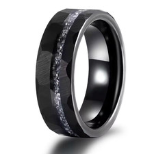 Black Tungsten Carbide Ring
