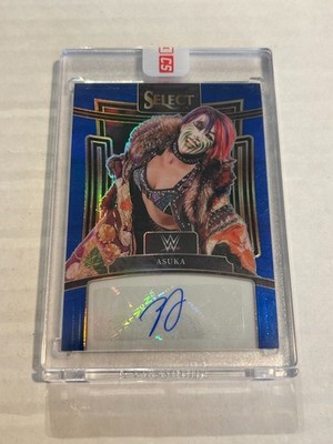 2024 PANINI SELECT WWE ASUKA 34/49 BLUE PRIZM AUTO PANINI SEALED
