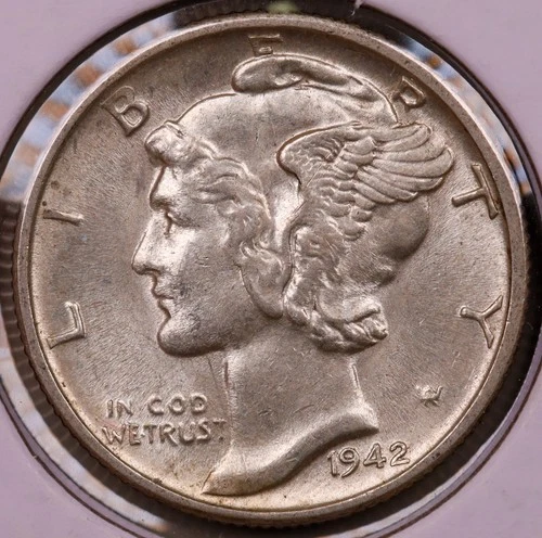 1942-S Mercury Dime AU+ ***RARE ORIGINAL CHOICE AU COIN***