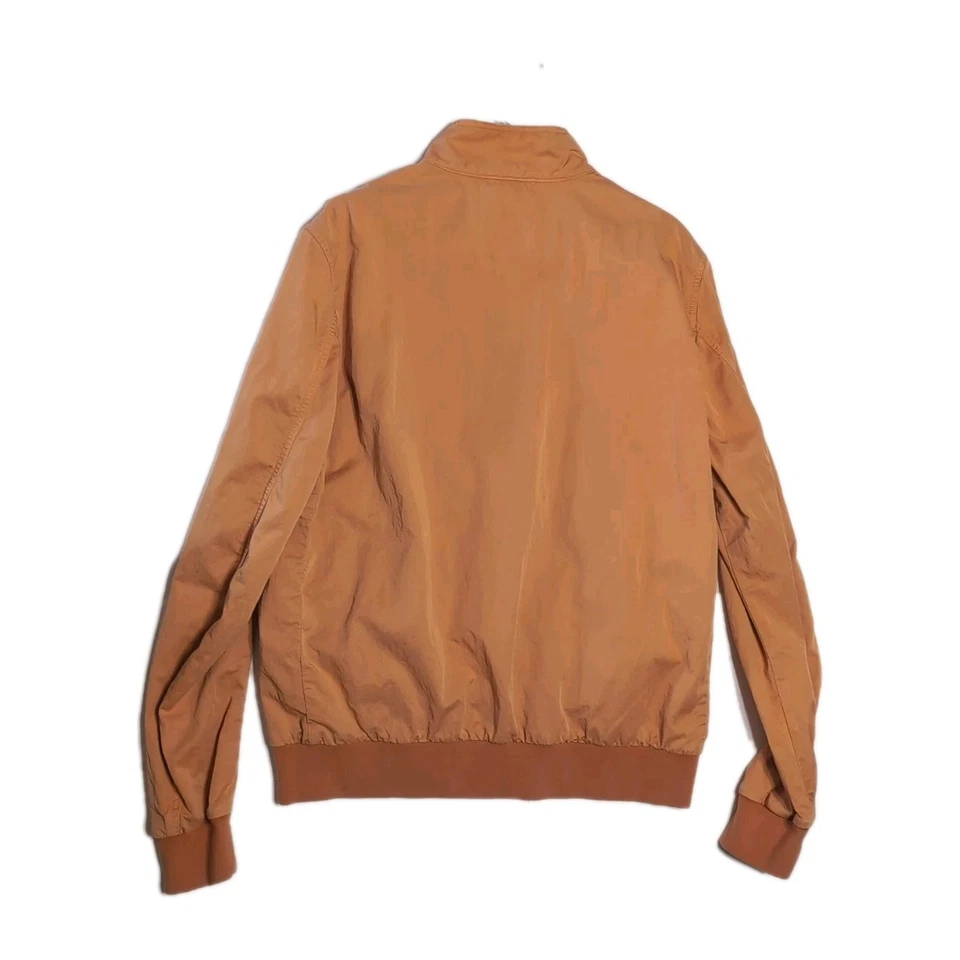 Robert Talbott Harrington 夹克棕褐色格子衬里罗马尼亚制造男式 L — 第 3/4 张图片