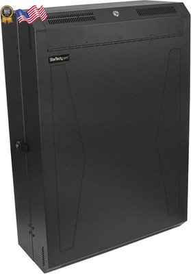 StarTech.com 6U Wall Mount Network Cabinet Vertical Wall Mount Patch Panel NEW
