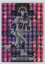 2023 Panini Mosaic Pink Camo Mosaic Prizm Cris Carter #157 HOF 10wc