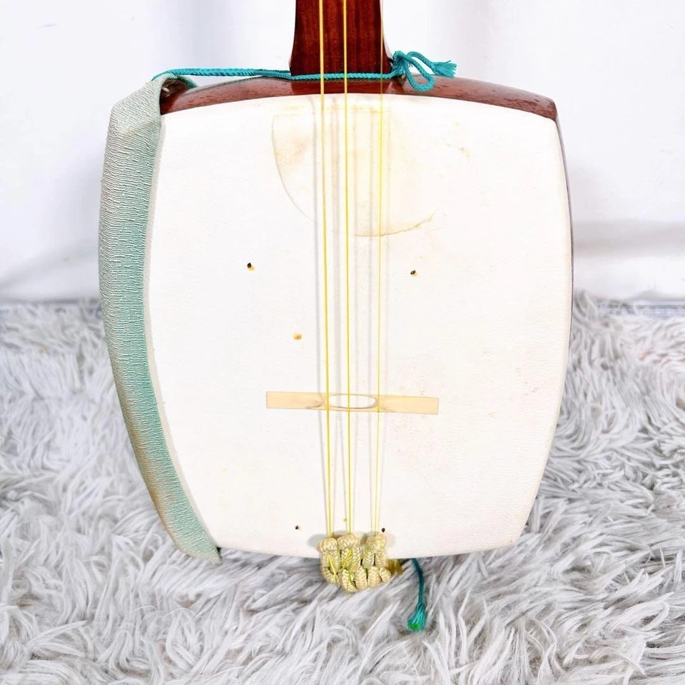 Shamisen Thin-Neck Set with Bachi and Hard Case F/S JAPAN #3 - Image 4 of 4