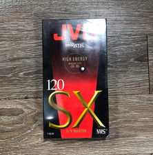 JVC High Performance T-120 SX Blank Video Cassette VHS Tape Sealed 6 Hour