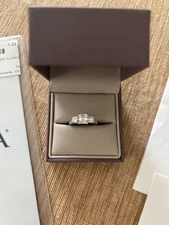 Stunning Asscher Cut Diamond Ring Pre-Owned