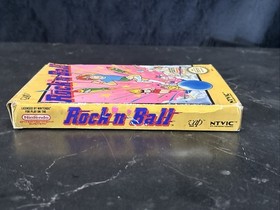 Rock 'n' Ball (NES, 1990), Box, Manual, and Sleeve