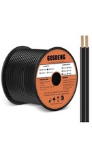 GOSDENG 16/2 Low Voltage Landscape Wire 250FT Outdoor 16 Gauge 250FT, black