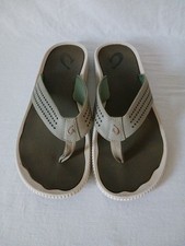 OluKai Ulele Beach Sandals for Men - Stone - 11M - EUC