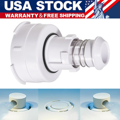 Rotating Head Nozzle Fits for PCC2000 in-Floor Cleaning System / White