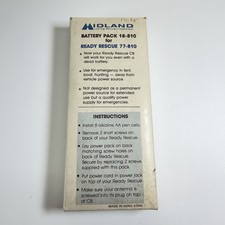 Midland Ready Rescue 77-810 Battery Pack 18-810 NOS