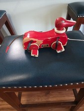 Vintage 1930s Brio Made In Sweden Duck Pull Toy. Great Vintage Item. See Pics