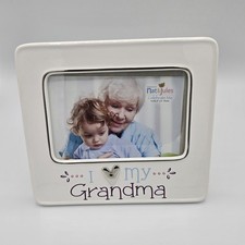 I Love My Grandma Ceramic Picture Frame For 4x6 Pictures