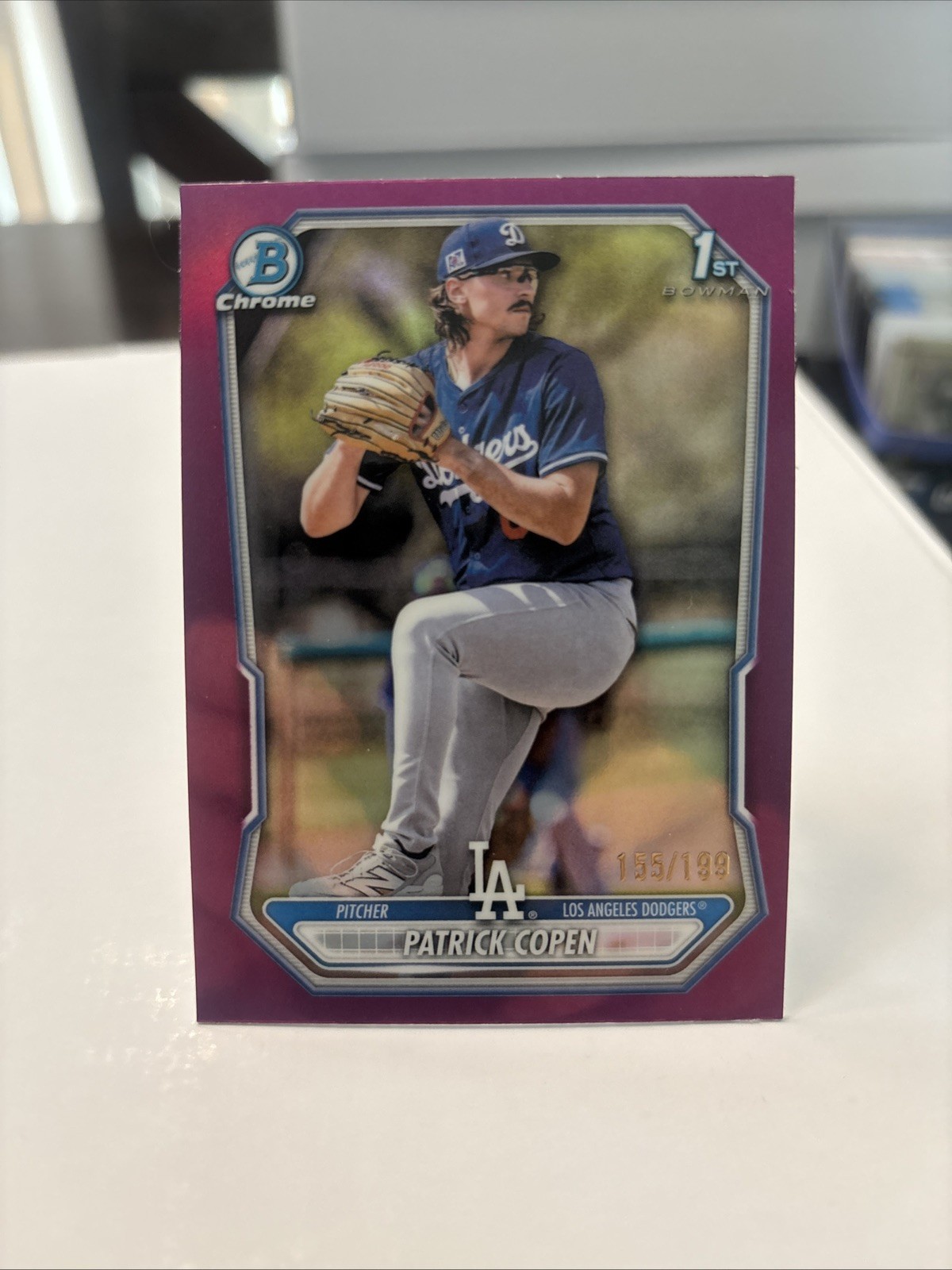 2026 BOWMAN PATRICK COPEN 1ST ROOKIE PURPLE SP #/250 LOS ANGELES DODGERS #BP-138