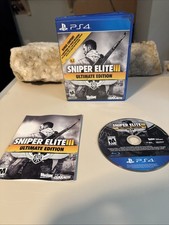 Sniper Elite 3 (ultimate edition) - PS4. Tested. CIB. Lt Wear On Case Art.