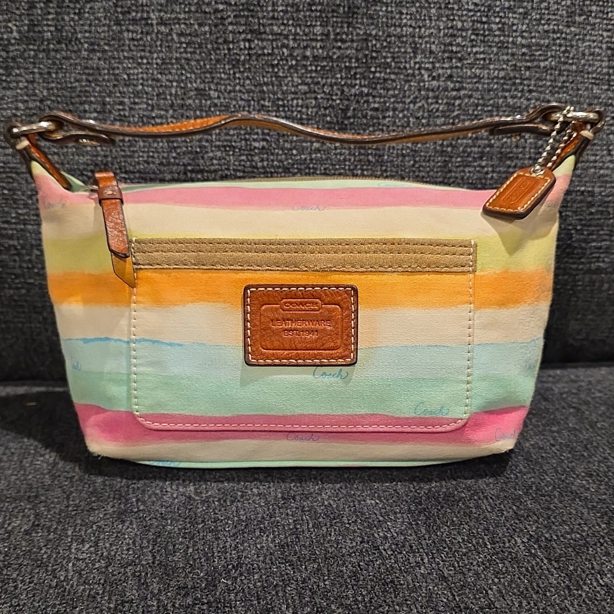 Coach Shoulder Bag Striped Bags & Handbags for Women for sale | eBay