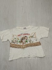1950s-1940s Walt Disney Davy Crockett Baby T-Shirt Size 8