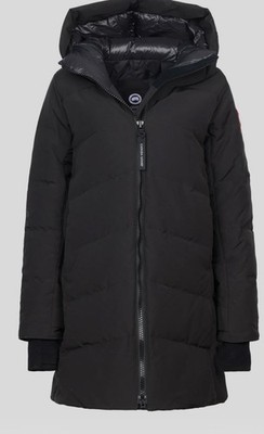 Authentic Women's CANADA GOOSE Merritt Parka Black Down Puffer Jacket Coat LG