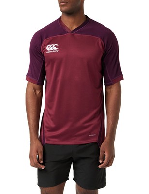 Canterbury Vapodri Evader Rugby Jersey, Maglia Uomo, Bordeaux, M-M