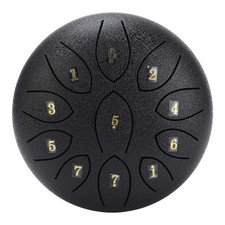 1 Steel Tongue Drum 6in Ethereal Outdoor Rain Drum For Garden Decor